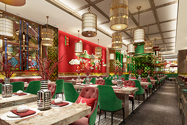 深圳廣式點心茶樓餐飲空間設計新突破，新風格